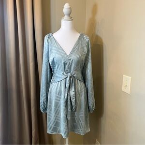 Pinch Light Blue Satin Dress Size M